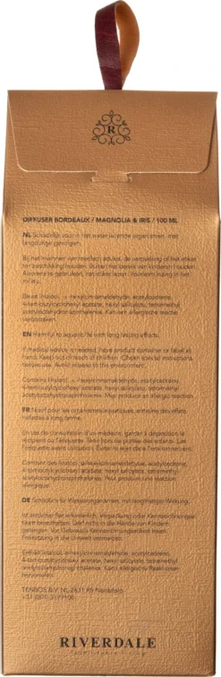 Riverdale Geurstokjes Eternity Magnolia & Iris Rood 100 Ml 7 Riverdale Geurstokjes Eternity Magnolia & Iris Rood 100 Ml -Decori Meubelen Winkel 8717318212422 3 scaled