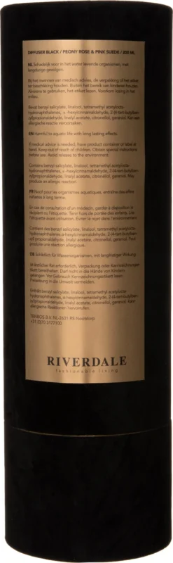 Riverdale Geurstokjes Eternity Peony Rose & Blush Suede Zwart 200 Ml -Decori Meubelen Winkel 8717318212477 3 scaled