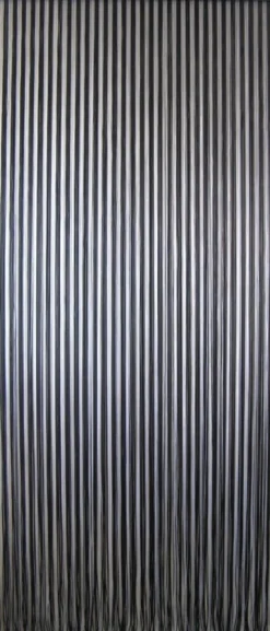 Sun-Arts Vliegengordijn Hulzen Transparant/zwart 90 X 1,3 X 210 Cm