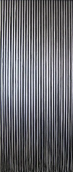 Sun-Arts Vliegengordijn Hulzen Transparant/zwart 100 X 1,3 X 232 Cm