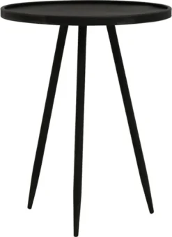 Light & Living Bijzettafel Envira Grijs 39,5 X 39,5 X 50,5 Cm