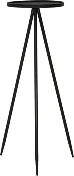 Light & Living Bijzettafel Envira Grijs 35 X 35 X 98,5 Cm