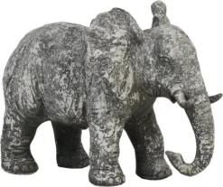 Light & Living Beeld Elephant Grijs 30,5 X 18,5 X 24 Cm