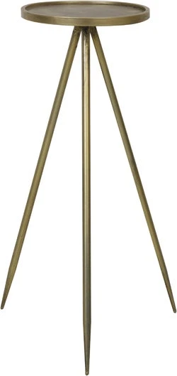 Light & Living Bijzettafel Envira Goud 30 X 30 X 80,5 Cm 1 Light & Living Bijzettafel Envira Goud 30 X 30 X 80,5 Cm