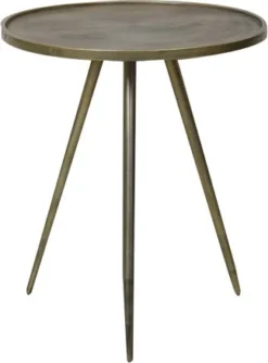 Light & Living Bijzettafel Envira Goud 51 X 51 X 60 Cm