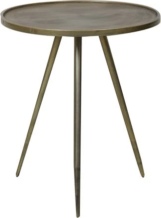 Light & Living Bijzettafel Envira Goud 51 X 51 X 60 Cm 1 Light & Living Bijzettafel Envira Goud 51 X 51 X 60 Cm