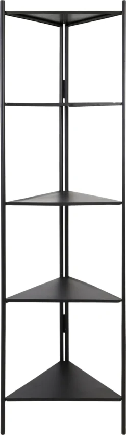 Light & Living Kast Display Zwart 58,5 X 41 X 200 Cm