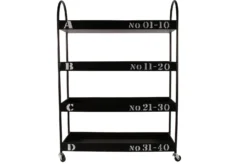 Countryfield Bijzettafel Sanford Zwart 73 X 26 X 106 Cm