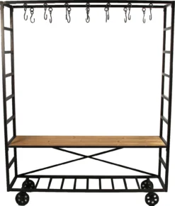 Countryfield Kapstok Matz Grijs 158 X 41 X 198 Cm