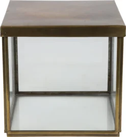 Countryfield Opbergdoos Julien Koper / Transparant 15,5 X 15,5 X 15,5 Cm