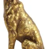 Countryfield Beeld Luipaard Felixia Goud 13 X 18 X 30,5 Cm