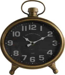 Countryfield Klok Morten Goud 21 X 13 X 24 Cm