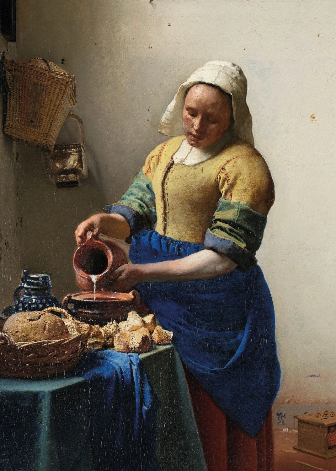 PB-Collection Schilderij Melkmeisje Multi 50 X 70 X 2 Cm 1 PB-Collection Schilderij Melkmeisje Multi 50 X 70 X 2 Cm