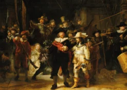 PB-Collection Schilderij Nachtwacht Multi 50 X 70 X 2 Cm