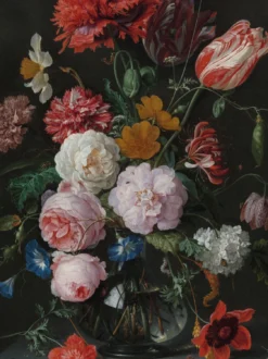 PB-Collection Schilderij Bloemen Multi 40 X 30 X 2 Cm