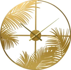 House Of Nature Wandklok Baybay Goud D 60 H 4 Cm