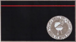 MD Entree Droogloopmat Grill It With Fire Zwart 67 X 120 Cm