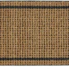 MD Entree Kokosmat Riviera Border Bruin 75 X 45 Cm