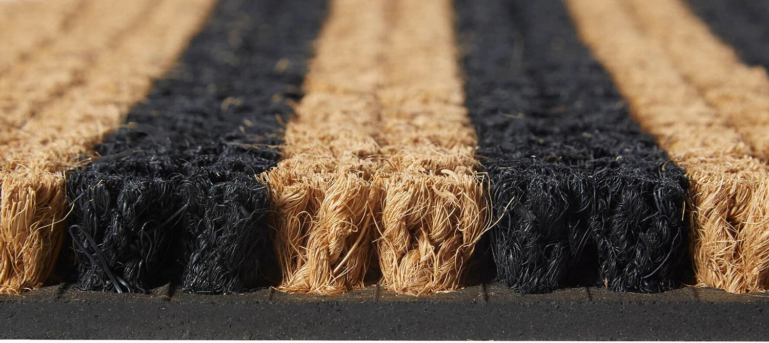 MD Entree Kokosmat Riviera Stripes Bruin 75 X 45 Cm 2 MD Entree Kokosmat Riviera Stripes Bruin 75 X 45 Cm - Afbeelding 2