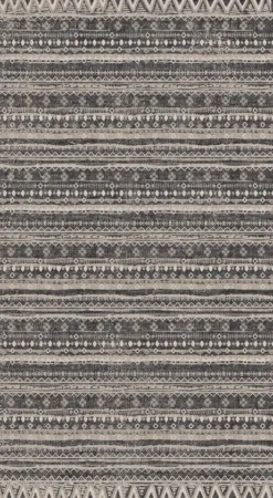 MD Entree Vloerkleed Antraciet / Beige / Bruin 120 X 67 X 0,2 Cm