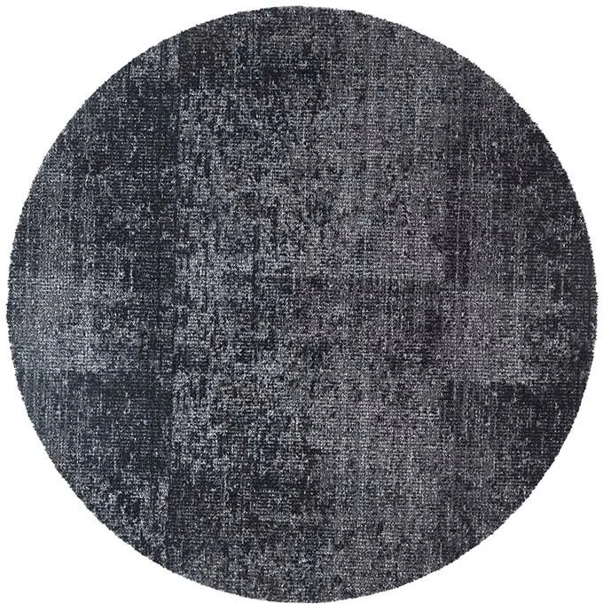 MD Entree Vloerkleed Velvet Antraciet D 100 Cm 1 MD Entree Vloerkleed Velvet Antraciet D 100 Cm