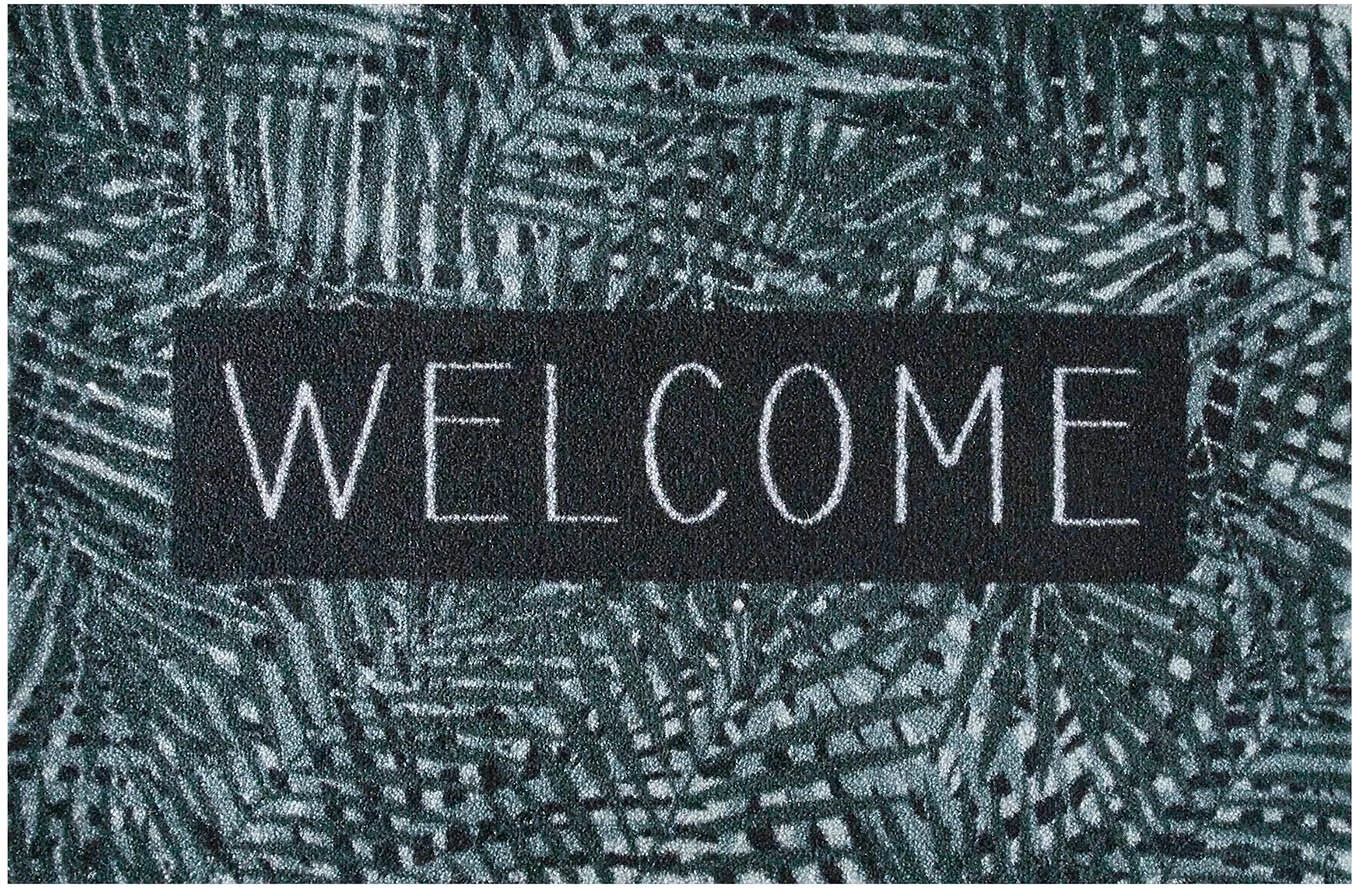 MD Entree Droogloopmat Ambiance Leaves Welcome Groen 75 X 50 Cm 1 MD Entree Droogloopmat Ambiance Leaves Welcome Groen 75 X 50 Cm