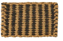 MD Entree Kokosmat La Boutique Admiral Naturel / Zwart 75 X 45 X 3 Cm