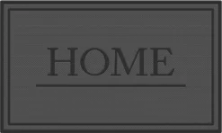 MD Entree Rubbermat Omega Home Zwart 75 X 45 Cm