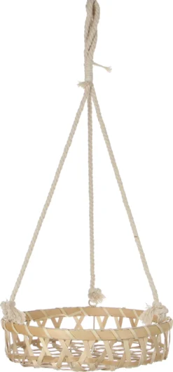 Mica Decorations Tray Hout D 29 H 6 Cm Naturel