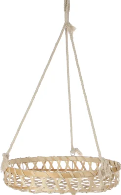 Mica Decorations Tray Hout D 39 H 6 Cm Naturel