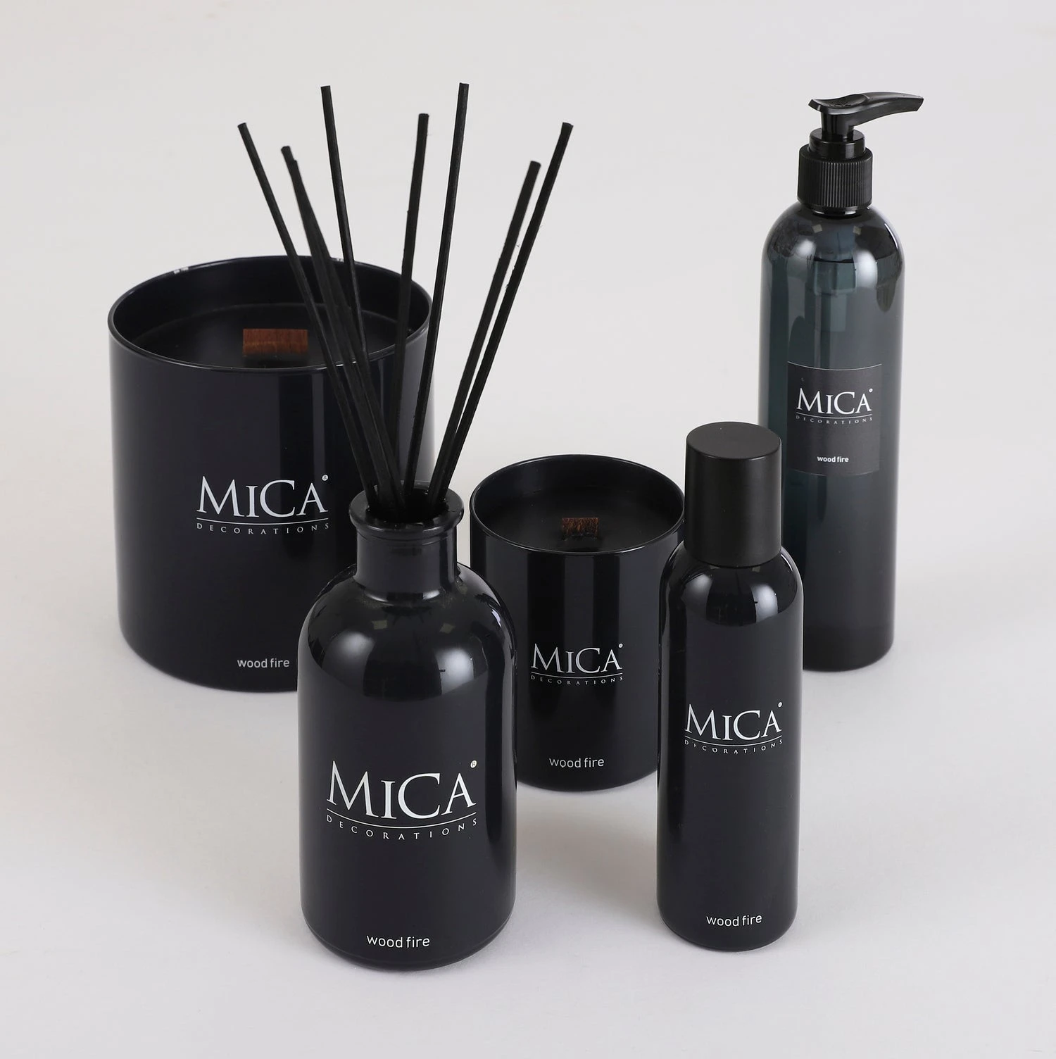 Mica Decorations Geurverspreider Wood Fire 100 Ml 2 Mica Decorations Geurverspreider Wood Fire 100 Ml - Afbeelding 2