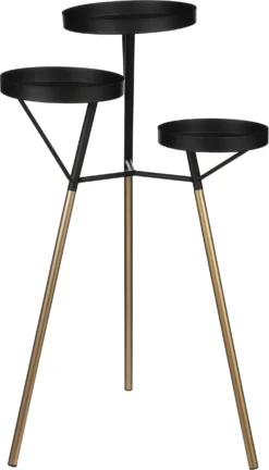 Mica Decorations Bijzettafel Pumpkin Zwart 44 X 42 X 74 Cm