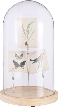 Mica Decorations Stolp Bruin 13,5 X 13,5 X 24 Cm