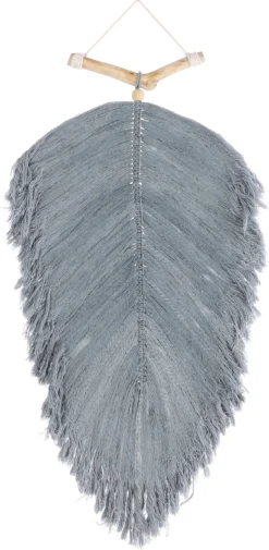 Mica Decorations Wandhanger Veer Blauw 35 X 2,5 X 75 Cm