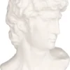 Mica Decorations Beeld Hoofd Wit 18,5 X 16,5 X 28,5 Cm