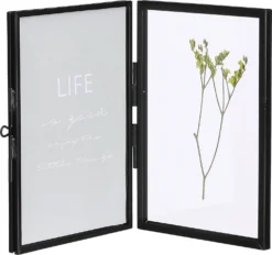 Mica Decorations Fotolijst Gloria Zwart 22,5 X 1,5 X 15,5 Cm