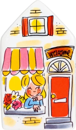 Blond Amsterdam Spaarpot Even Bijkletsen 8 X 8 X 14 Cm -Decori Meubelen Winkel 8719416020497 4