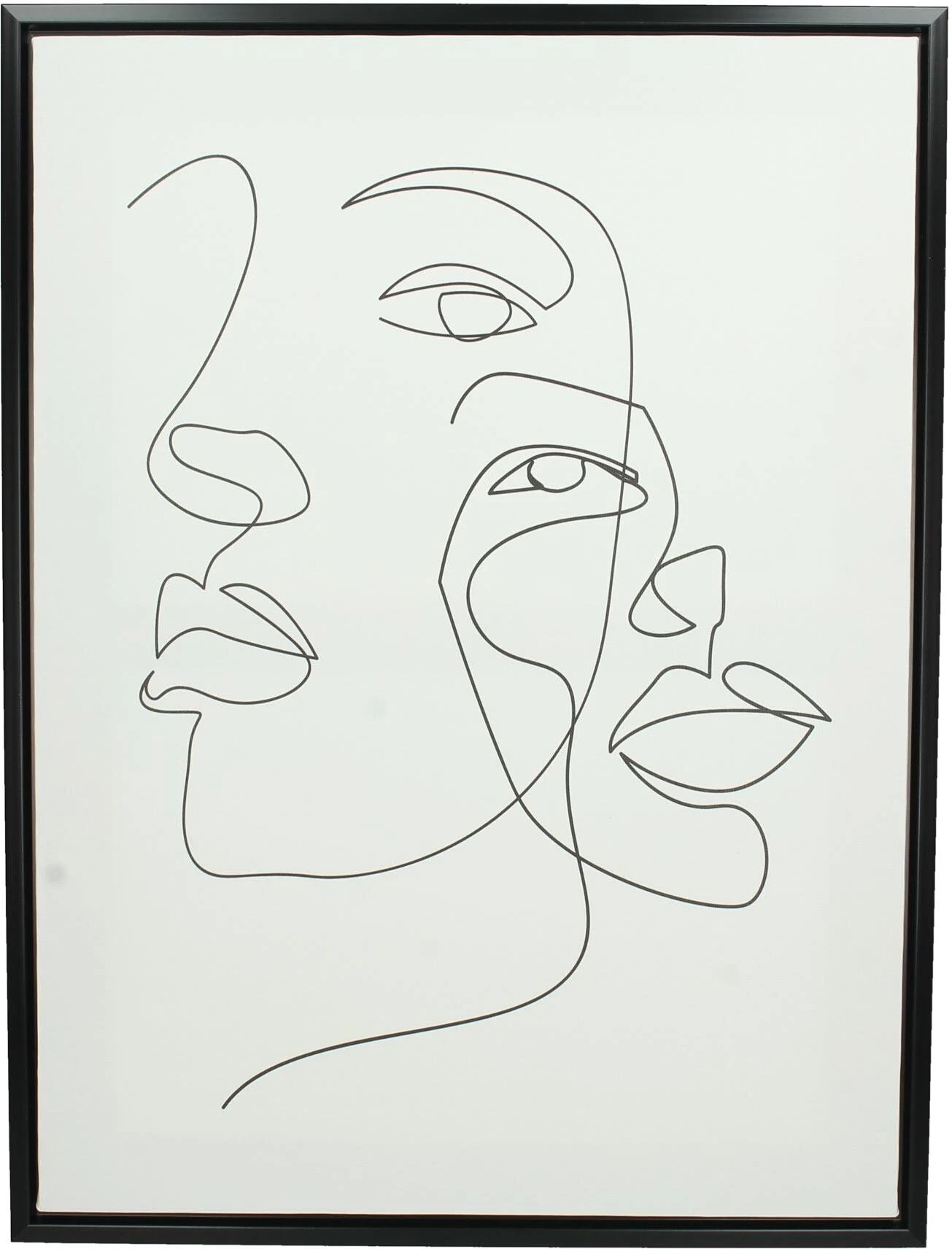 HD Collection Schilderij Canvas Zwart / Wit 45 X 60 Cm 1 HD Collection Schilderij Canvas Zwart / Wit 45 X 60 Cm