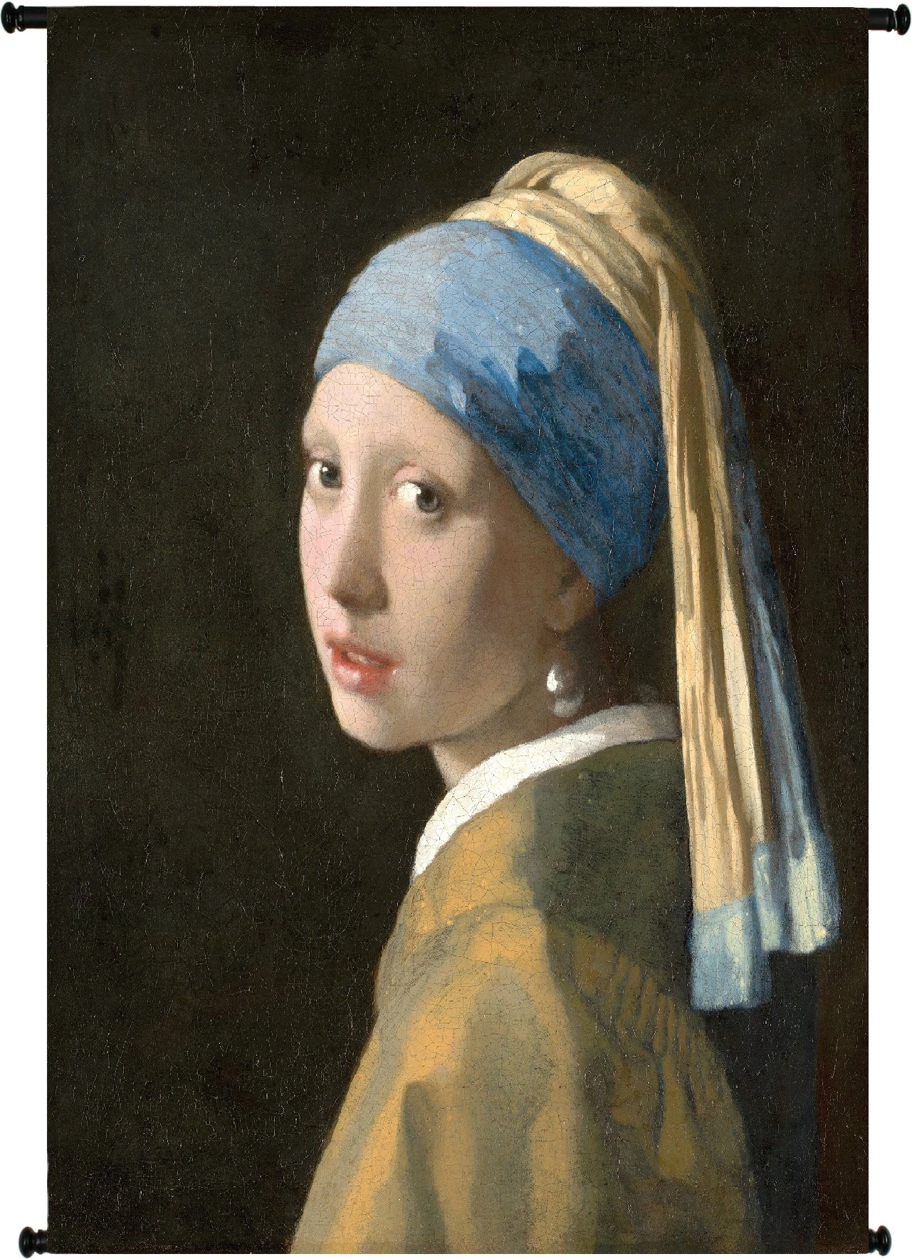 HD Collection Wandkleed Lady Pearl Zwart / Wit 140 X 170 Cm 1 HD Collection Wandkleed Lady Pearl Zwart / Wit 140 X 170 Cm