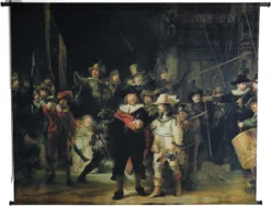 HD Collection Wandkleed Nachtwacht Bruin 146 X 110 Cm