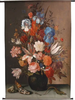 HD Collection Wandkleed Bloemen Multi 107 X 138 Cm