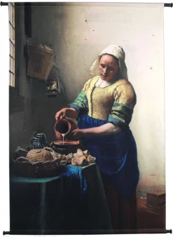 HD Collection Wandkleed Melkmeisje Multi 105 X 136 Cm