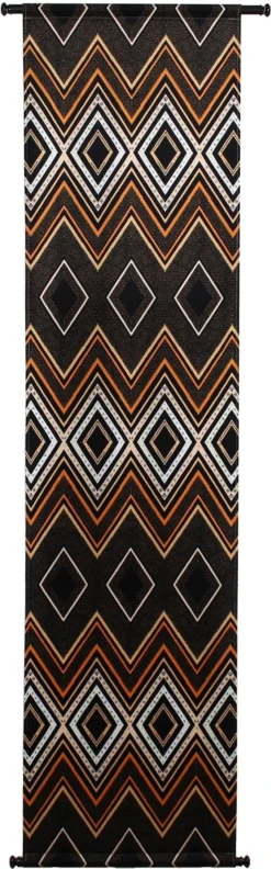 HD Collection Wandkleed Tribal Zwart / Wit 178 X 56 Cm