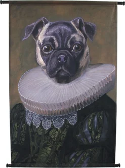 HD Collection Wandkleed Hond Bruin 110 X 83 Cm