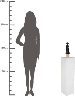 HD Collection Beeld Zwart 9 X 8 X 31,5 Cm 9 HD Collection Beeld Zwart 9 X 8 X 31,5 Cm -Decori Meubelen Winkel 8719533209317 4