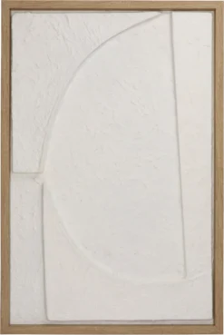 HD Collection Schilderij Koen Gebroken Wit 40 X 3 X 60 Cm