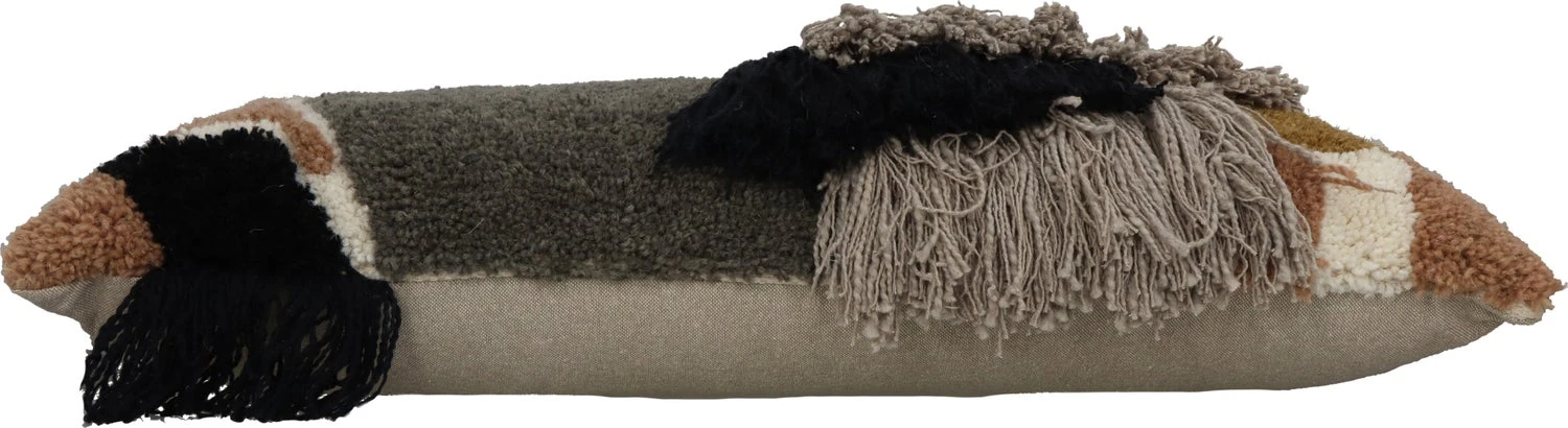 HD Collection Sierkussen Bruin / Grijs 35 X 70 Cm 2 HD Collection Sierkussen Bruin / Grijs 35 X 70 Cm - Afbeelding 2