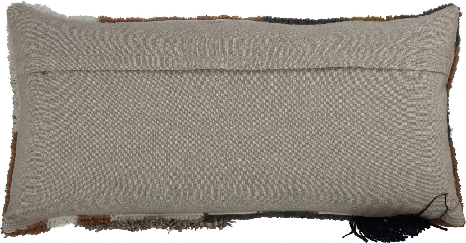 HD Collection Sierkussen Bruin / Grijs 35 X 70 Cm 4 HD Collection Sierkussen Bruin / Grijs 35 X 70 Cm - Afbeelding 4