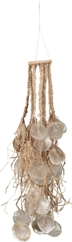 Dijk Natural Collections Decoratiehanger Capiz Naturel 75 X 10 X 10 Cm