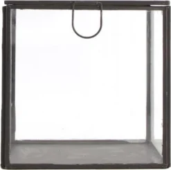 Dijk Natural Collections Opbergdoos Zwart 13,5 X 13,5 X 13,5 Cm